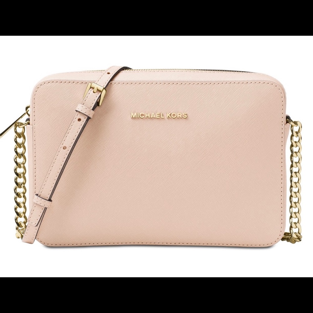 Michael Kors Jet Set East Leather Crossbody